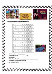 English Worksheet: Charlie and the chocolate factory