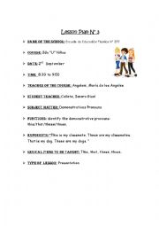 English Worksheet: Demonstrative pronouns