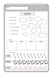 English Worksheet: lets practice