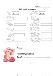 English Worksheet: Plural Noun