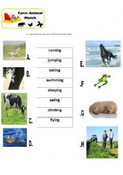 English Worksheet: Farm animals