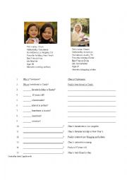 English Worksheet: Who versus Whose with the BE verb