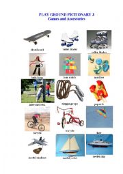 English Worksheet: PLAYGROUND PICTIONARY 3