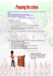 English Worksheet: Trooping the Colour