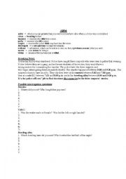 English Worksheet: Alibi