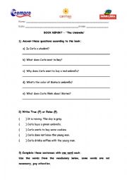 English Worksheet: Test reader Umbrella