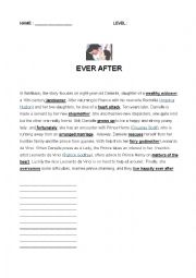 English Worksheet: Ever After