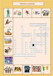 Television crossword (keys included)