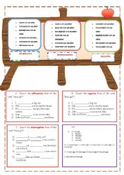 English Worksheet: HAVE GOT - affirmative / interrogative / negative