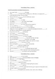 English Worksheet: THE BING BANG THEORY EPISODES 1 AND 2