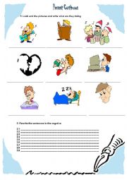 English Worksheet: Present Continuous