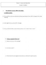 English Worksheet: romeo and juliet in film 