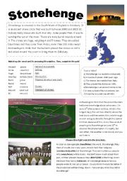 English Worksheet: Stonehenge