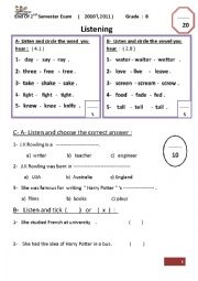 final exam - intermediate 