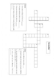 English Worksheet: Personality Characteristics Crossword
