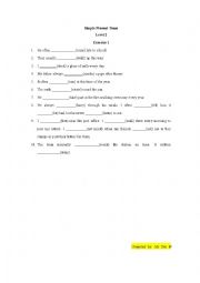 English Worksheet: Simple Present Tense