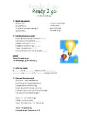 English Worksheet: Ready to go (Song) By Martin Solveig