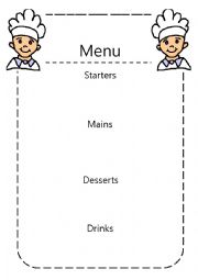 Design your own Menu