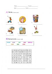 English Worksheet: review numbers