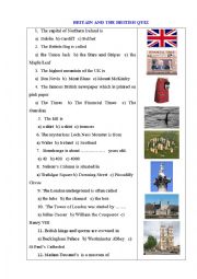 BRITAIN AND THE BRITISH Quiz + Key