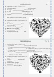 English Worksheet: Software