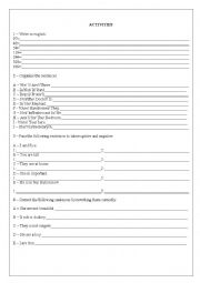 English Worksheet: SIMPLE PRESENT AND NUMBERS
