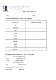 English Worksheet: Present Perfect 