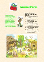 English Worksheet: Animal farm