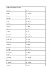 English Worksheet: Singular and plural Noun