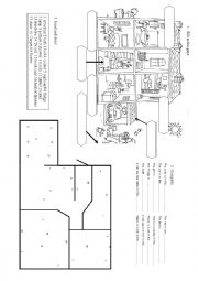 English Worksheet: Home