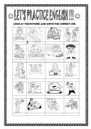 English Worksheet: review basic vocabulary