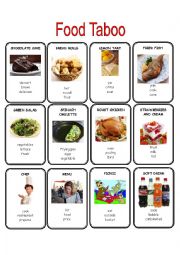 English Worksheet: Food Taboo 1/2