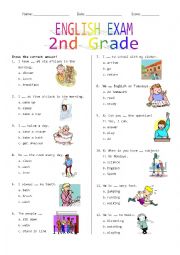 2nd Grade Final Exam #1