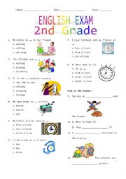 2nd Grade Final Exam #2