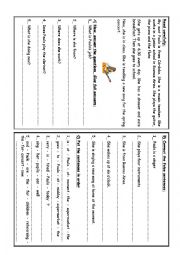 English Worksheet: Revision Present Simple  Presen Continuous
