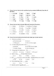 INTERMEDIATE PRACTICE for  learners