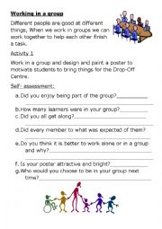 Lifeskills- Working in a group