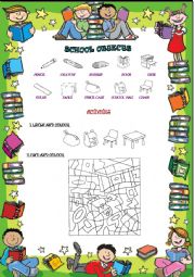 English Worksheet: CLASSROOM OBJECTS