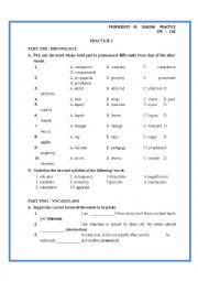 English Worksheet: CPE CAE 2  PRACTICE with suggested key