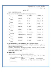English Worksheet: CPE CAE 1  PRACTICE with suggested key