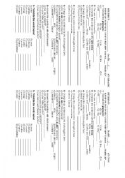 English Worksheet: ENGAGE BOOK STARTER UNIT 3 VERB TO BE, ARTICLES A AN, PROFESSIONS