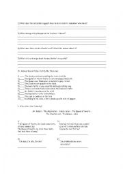 English Worksheet: Alice in Wonderland video worksheet 2nd page