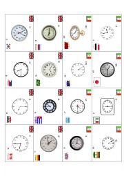 English Worksheet: Time around the world