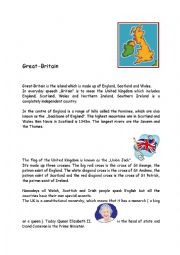 English Worksheet: Great-Britain