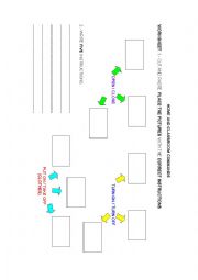 English Worksheet: Classroom- Home Commands