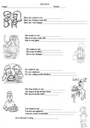 English Worksheet: animals