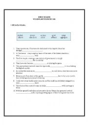 English Worksheet: Bruce Rogers TOEFL Vocabulary Building 1&2