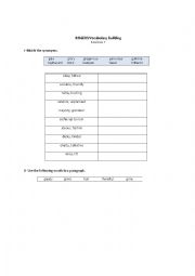 English Worksheet: Bruce Rogers TOEFL Vocabulary Building 7&8