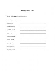 English Worksheet: Bruce Rogers TOEFL Vocabulary Building 11&12