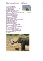 English Worksheet: Effervescing elephant